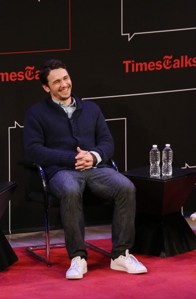 Photo Coverage: OF MICE AND MEN's James Franco and Chris O'Dowd Stop by 'TimesTalks' Image