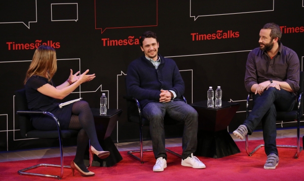Photo Coverage: OF MICE AND MEN's James Franco and Chris O'Dowd Stop by 'TimesTalks' Image