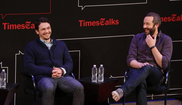 Photo Coverage: OF MICE AND MEN's James Franco and Chris O'Dowd Stop by 'TimesTalks' Image