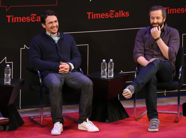 Photo Coverage: OF MICE AND MEN's James Franco and Chris O'Dowd Stop by 'TimesTalks' Image