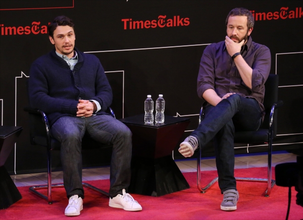 Photo Coverage: OF MICE AND MEN's James Franco and Chris O'Dowd Stop by 'TimesTalks' Image