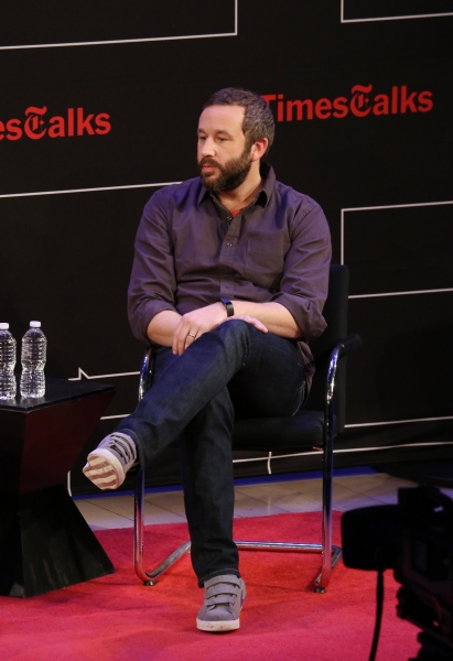 Photo Coverage: OF MICE AND MEN's James Franco and Chris O'Dowd Stop by 'TimesTalks' Image