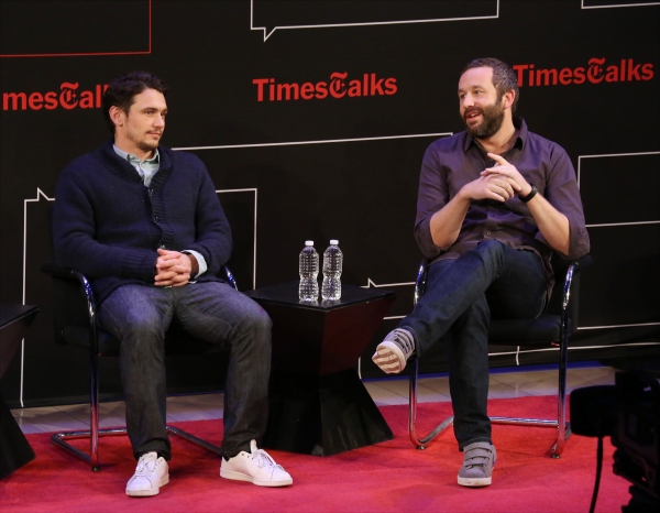 Photo Coverage: OF MICE AND MEN's James Franco and Chris O'Dowd Stop by 'TimesTalks' Image