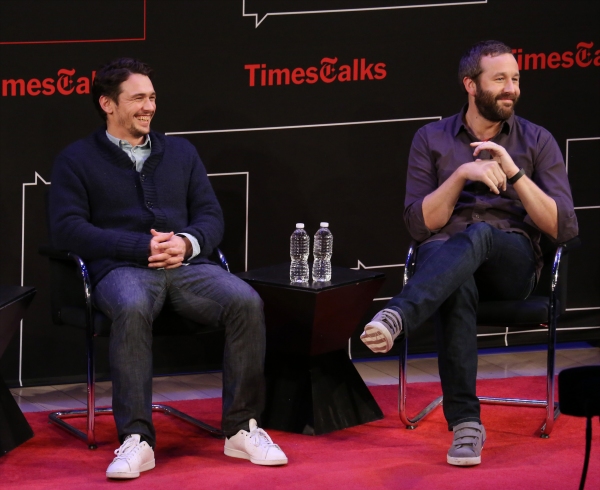 Photo Coverage: OF MICE AND MEN's James Franco and Chris O'Dowd Stop by 'TimesTalks' Image