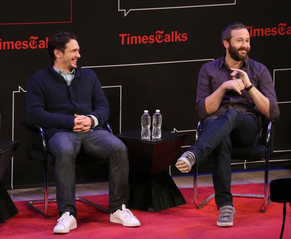 Photo Coverage: OF MICE AND MEN's James Franco and Chris O'Dowd Stop by 'TimesTalks' Image