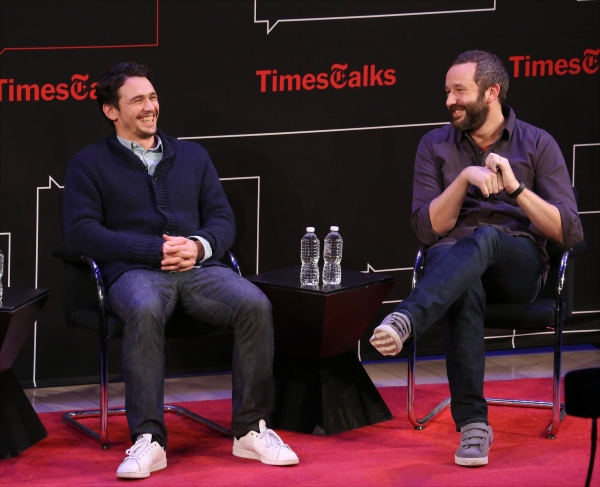 Photo Coverage: OF MICE AND MEN's James Franco and Chris O'Dowd Stop by 'TimesTalks' Image