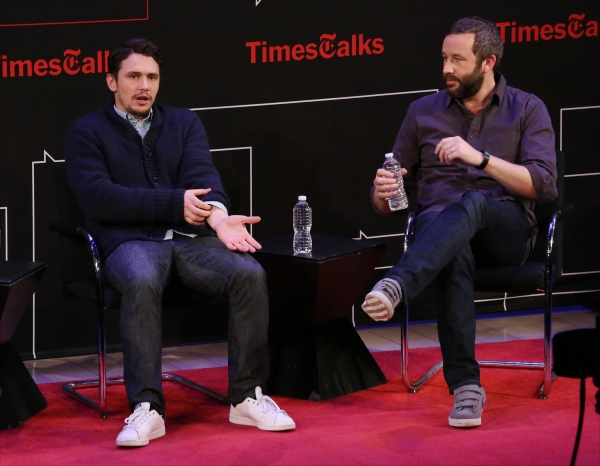 Photo Coverage: OF MICE AND MEN's James Franco and Chris O'Dowd Stop by 'TimesTalks' Image