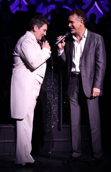 Brian Stokes Mitchell and k.d. lang  Photo