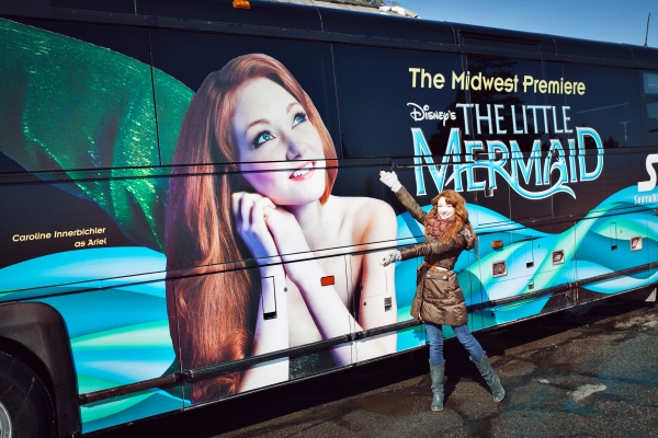 Photo Flash: Up Where They Walk! THE LITTLE MERMAID Takes to the Midwest Streets Image