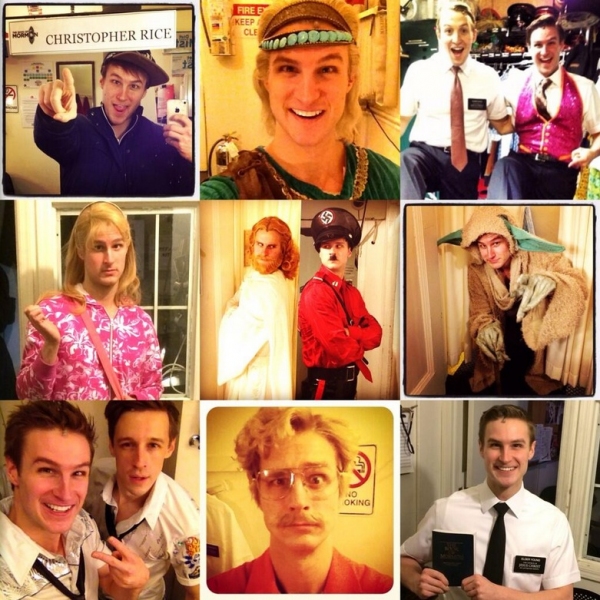 Photo Flash: Saturday Intermission Pics, March 8 - THE FANTASTICKS Prepare to Spring Ahead, KINKY BOOTS Welcomes ROCKY & More! Image