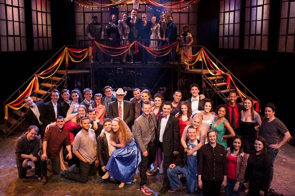 Photo Flash: Jeremy Kushnier & Catherine Cox Visit Cast of Marymount Manhattan College's FOOTLOOSE Image