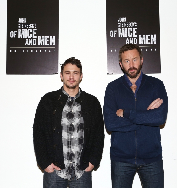 Photo Coverage: James Franco, Chris O'Dowd and OF MICE AND MEN Company Meet the Press! Image
