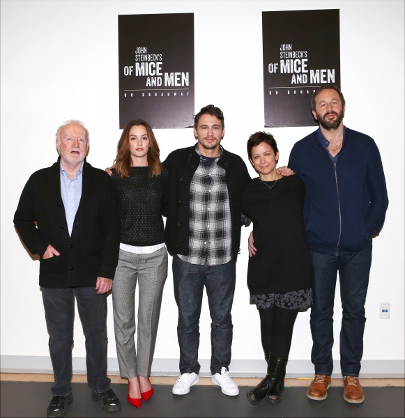 Photo Coverage: James Franco, Chris O'Dowd and OF MICE AND MEN Company Meet the Press! Image