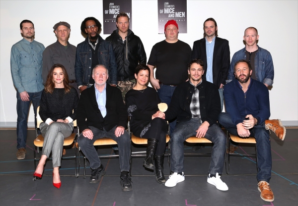 Photo Coverage: James Franco, Chris O'Dowd and OF MICE AND MEN Company Meet the Press! Image