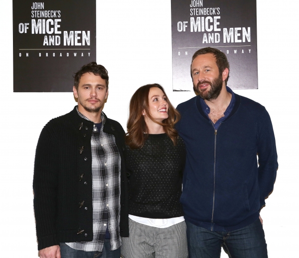 Photo Coverage: James Franco, Chris O'Dowd and OF MICE AND MEN Company Meet the Press! Image