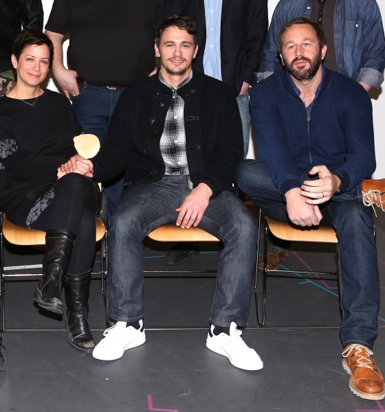 Photo Coverage: James Franco, Chris O'Dowd and OF MICE AND MEN Company Meet the Press! Image