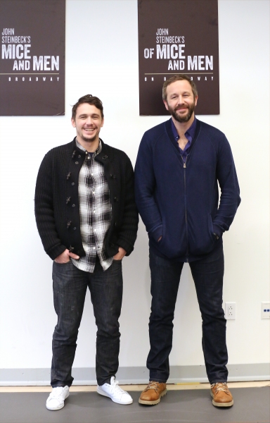 Photo Coverage: James Franco, Chris O'Dowd and OF MICE AND MEN Company Meet the Press! Image