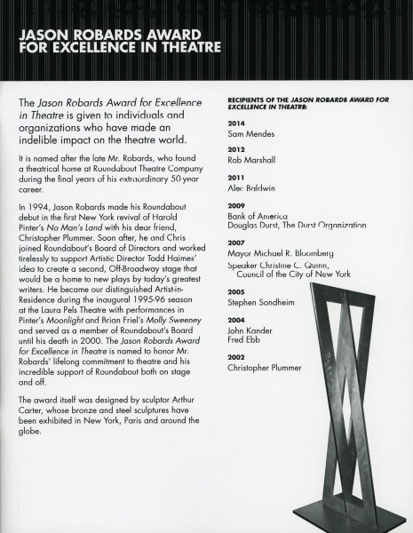 Photo Coverage: Bernadette Peters, Liam Neeson, & Alan Cumming & More Salute Sam Mendes at Roundabout Gala! Image