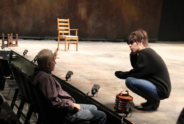 Photo Flash: In Rehearsal with Michael Pennington and More in KING LEAR at Theater for a New Audience  Image