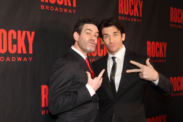 Kevin Del Aguila and Andy Karl Photo