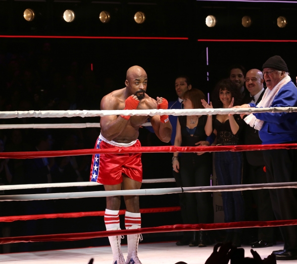 Photo Coverage: Go In the Ring with the Cast of ROCKY! Inside the Opening Night Curtain Call!  Image