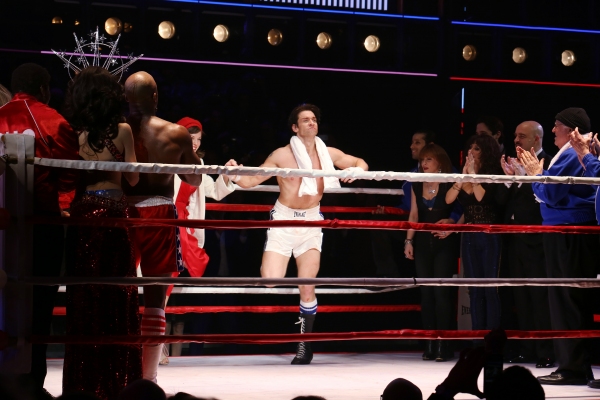 Photo Coverage: Go In the Ring with the Cast of ROCKY! Inside the Opening Night Curtain Call!  Image