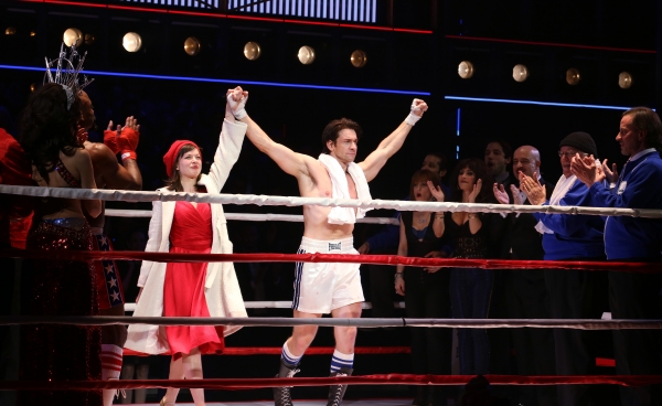 Photo Coverage: Go In the Ring with the Cast of ROCKY! Inside the Opening Night Curtain Call! Image