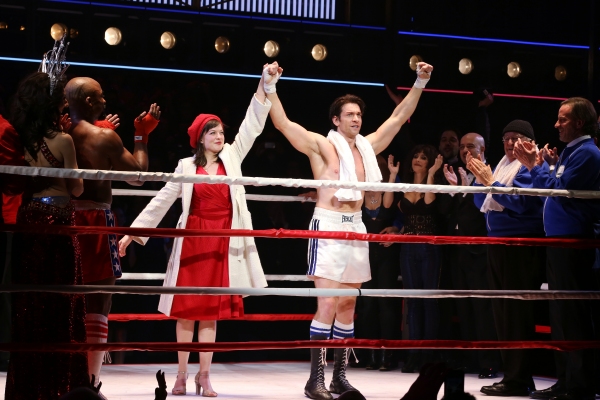 Photo Coverage: Go In the Ring with the Cast of ROCKY! Inside the Opening Night Curtain Call!  Image