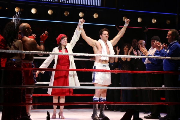 Photo Coverage: Go In the Ring with the Cast of ROCKY! Inside the Opening Night Curtain Call! Image