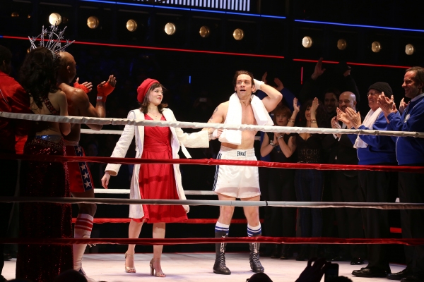 Photo Coverage: Go In the Ring with the Cast of ROCKY! Inside the Opening Night Curtain Call!  Image