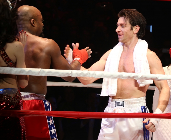 Photo Coverage: Go In the Ring with the Cast of ROCKY! Inside the Opening Night Curtain Call! Image