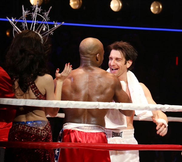Photo Coverage: Go In the Ring with the Cast of ROCKY! Inside the Opening Night Curtain Call! Image