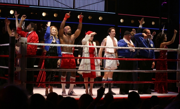 Photo Coverage: Go In the Ring with the Cast of ROCKY! Inside the Opening Night Curtain Call! Image