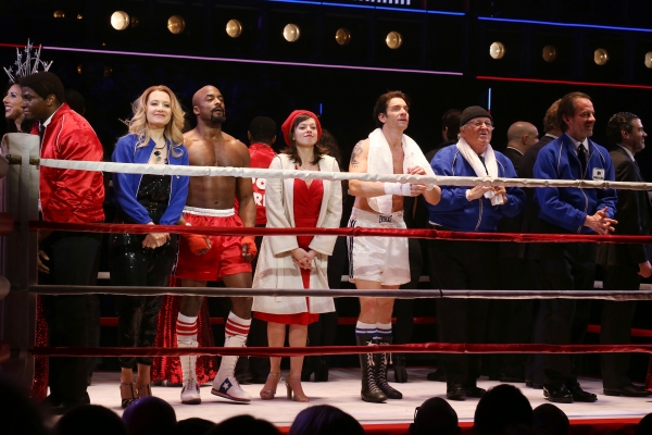Photo Coverage: Go In the Ring with the Cast of ROCKY! Inside the Opening Night Curtain Call! Image