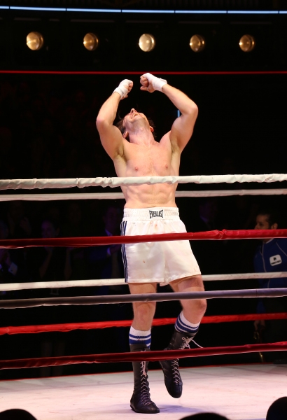 Photo Coverage: Go In the Ring with the Cast of ROCKY! Inside the Opening Night Curtain Call!  Image