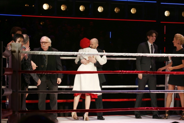 Photo Coverage: Go In the Ring with the Cast of ROCKY! Inside the Opening Night Curtain Call! Image