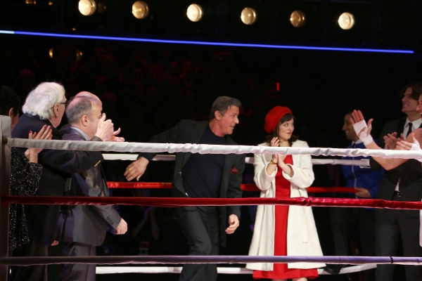 Photo Coverage: Go In the Ring with the Cast of ROCKY! Inside the Opening Night Curtain Call! Image