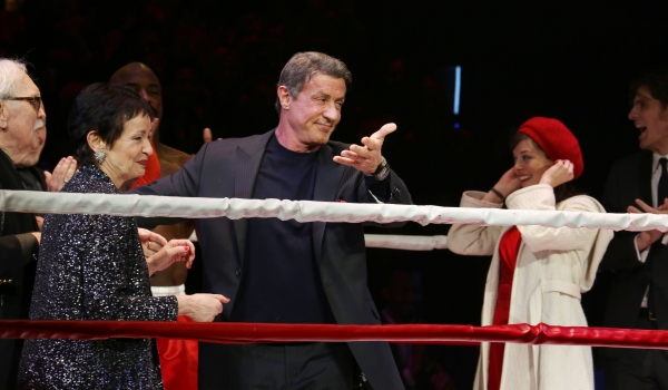 Photo Coverage: Go In the Ring with the Cast of ROCKY! Inside the Opening Night Curtain Call! Image