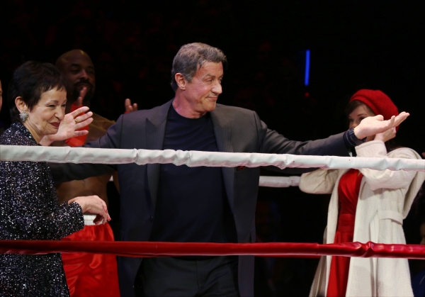 Photo Coverage: Go In the Ring with the Cast of ROCKY! Inside the Opening Night Curtain Call! Image
