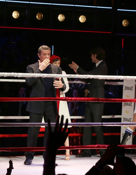 Photo Coverage: Go In the Ring with the Cast of ROCKY! Inside the Opening Night Curtain Call! Image