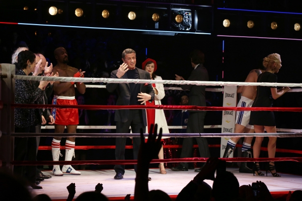 Photo Coverage: Go In the Ring with the Cast of ROCKY! Inside the Opening Night Curtain Call! Image