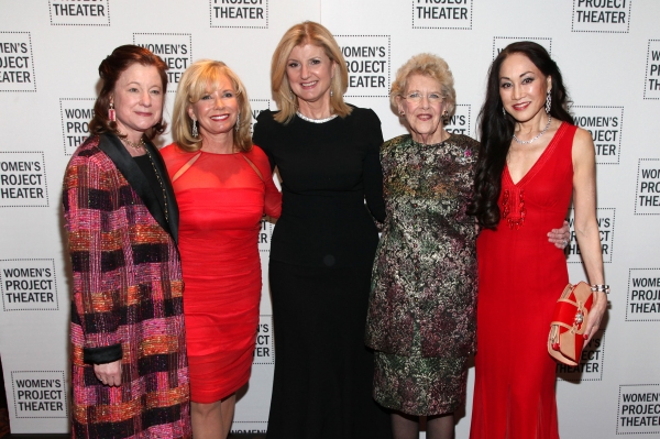 Julie Crosby, Sharon Bush, Arianna Huffington, Joan Vail Thorne, Lucia Hwong-Gordon Photo