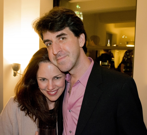 Jason Robert Brown with his wife, Georgia Stitt Photo