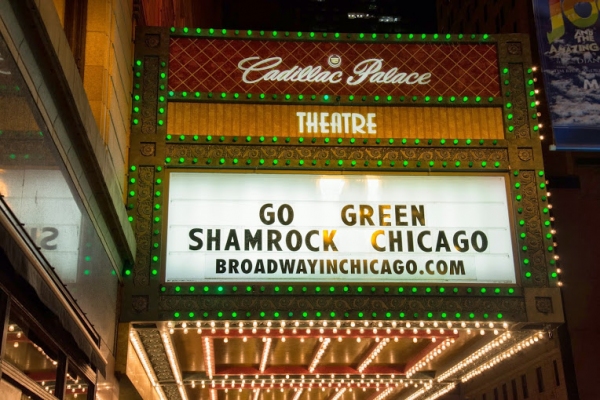 Photo Flash: Broadway In Chicago & Performers From HEARTBEAT OF HOME Green Marquees As Part of ShamROCK Chicago Image