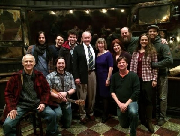 General Martin Dempsey, Deanie Dempsey & Cast of ONCE Photo