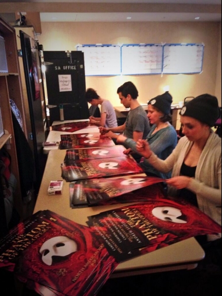 Photo Flash: Saturday Intermission Pics - March 15 - Part 2 - BULLETS OVER BROADWAY's First SIP; Plus 'THREEPENNY,' DISASTER! & More! Image