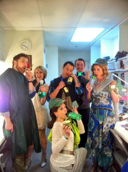 Photo Flash: Saturday Intermission Pics - March 15 - Part 2 - BULLETS OVER BROADWAY's First SIP; Plus 'THREEPENNY,' DISASTER! & More! Image