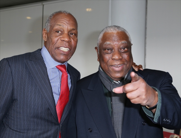 Danny Glover and Woodie King Jr.  Photo