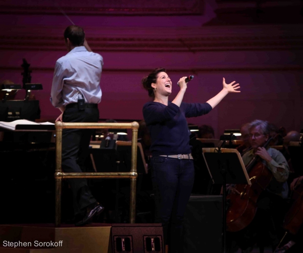 Photo Coverage: In Rehearsal with the NY Pops and Stephanie J. Block! Image