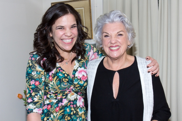 Exclusive Photo Coverage: Lindsay Mendez Visits Sheryl Kaller & Tyne Daly at MOTHERS AND SONS Image